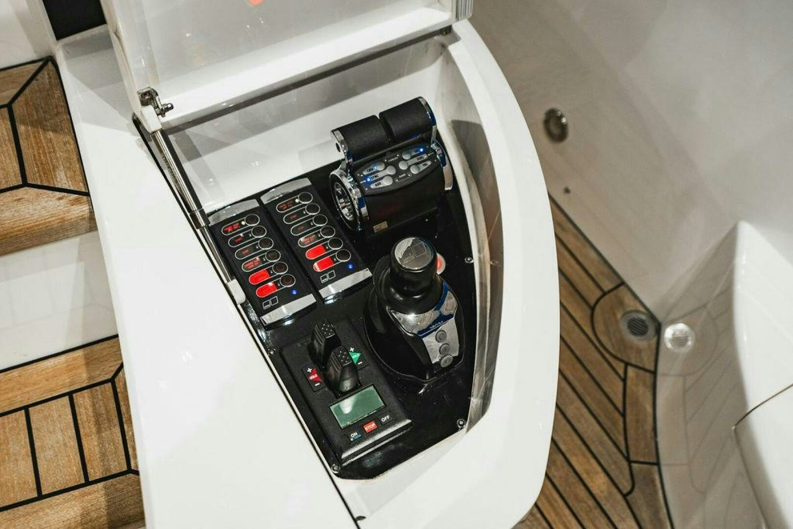 a toaster with a drink in it aboard PURA VIDA Yacht for Sale
