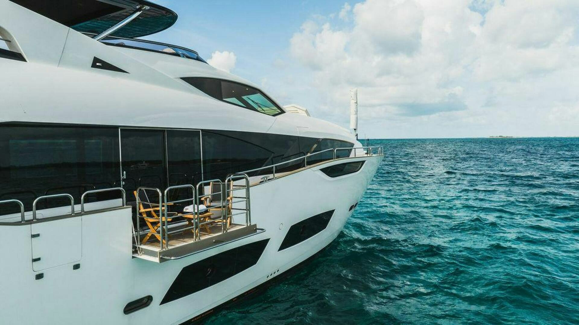 a boat in the water aboard PURA VIDA Yacht for Sale