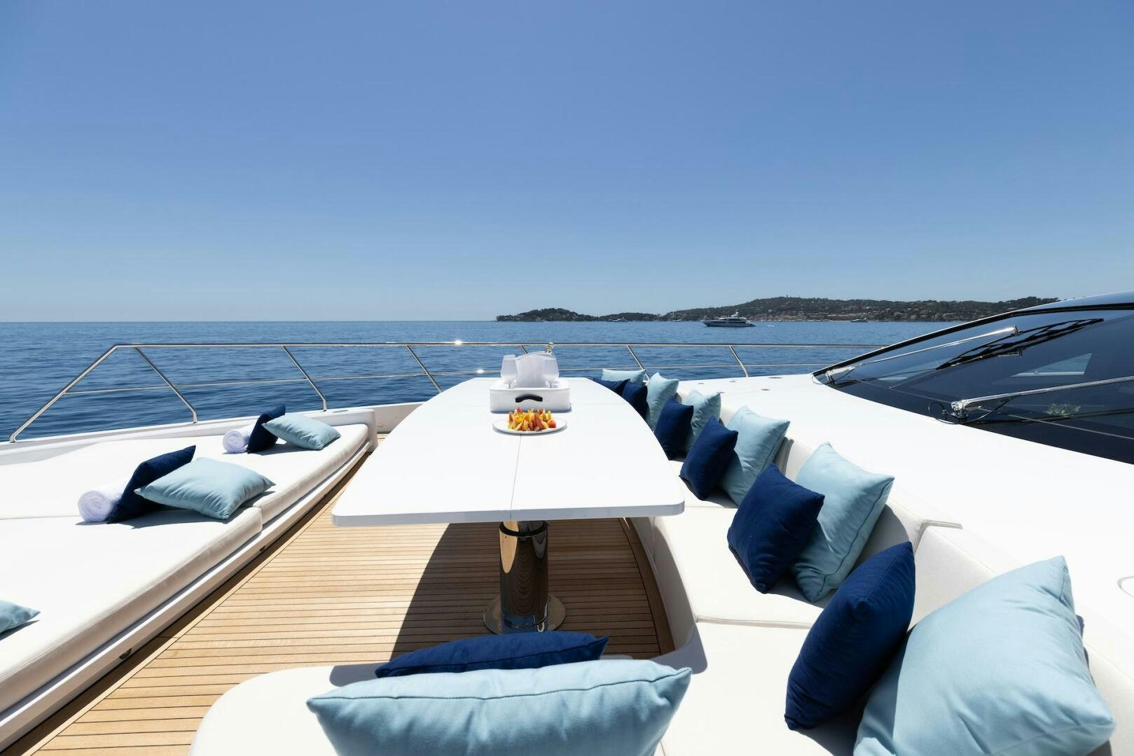 a boat on the water aboard ARTEMIS Yacht for Sale