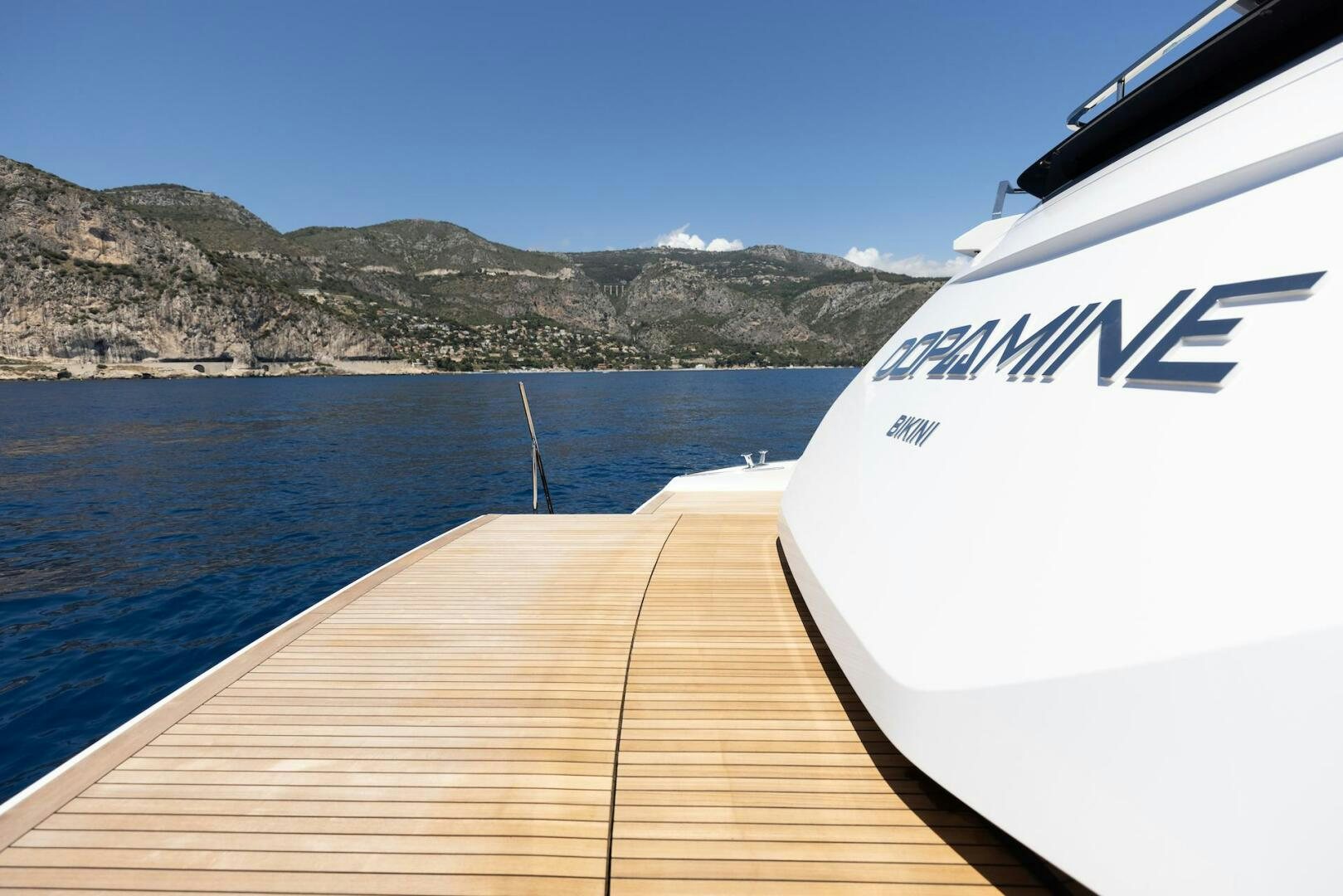 a boat on a body of water aboard ARTEMIS Yacht for Sale