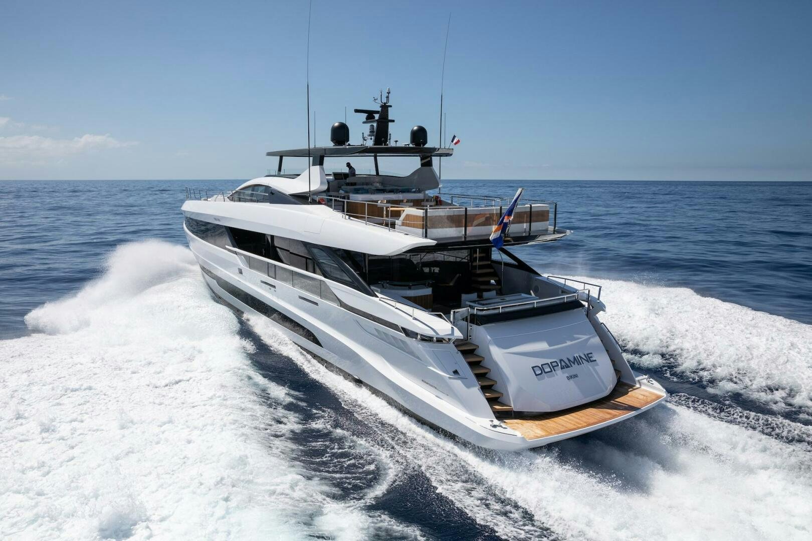 a boat on the water aboard ARTEMIS Yacht for Sale