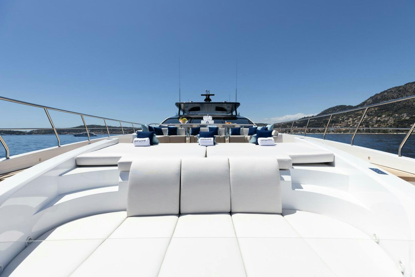 a boat on a boat aboard ARTEMIS Yacht for Sale