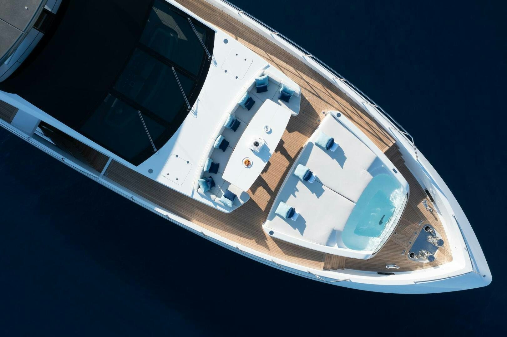 a space shuttle in the sky aboard ARTEMIS Yacht for Sale