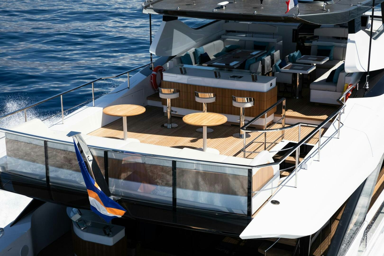 a boat on the water aboard ARTEMIS Yacht for Sale