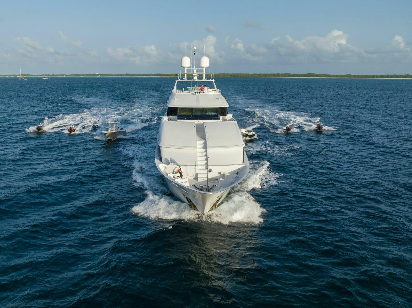 a boat on the water aboard CUPCAKE Yacht for Sale
