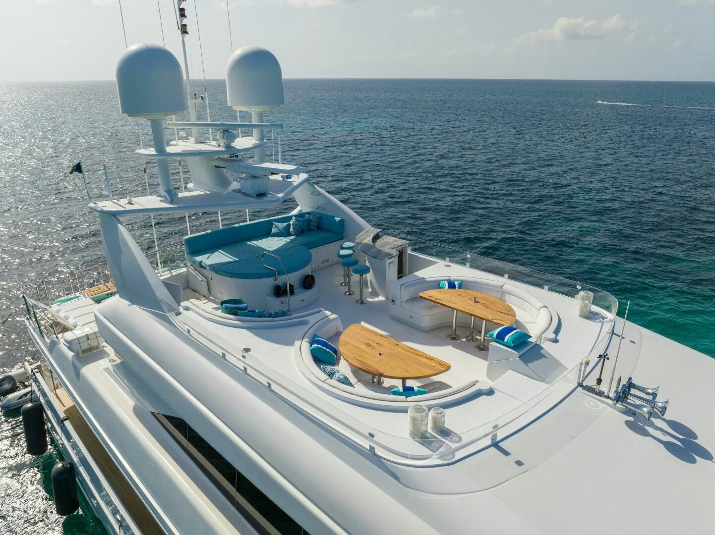 a boat on the water aboard CUPCAKE Yacht for Sale