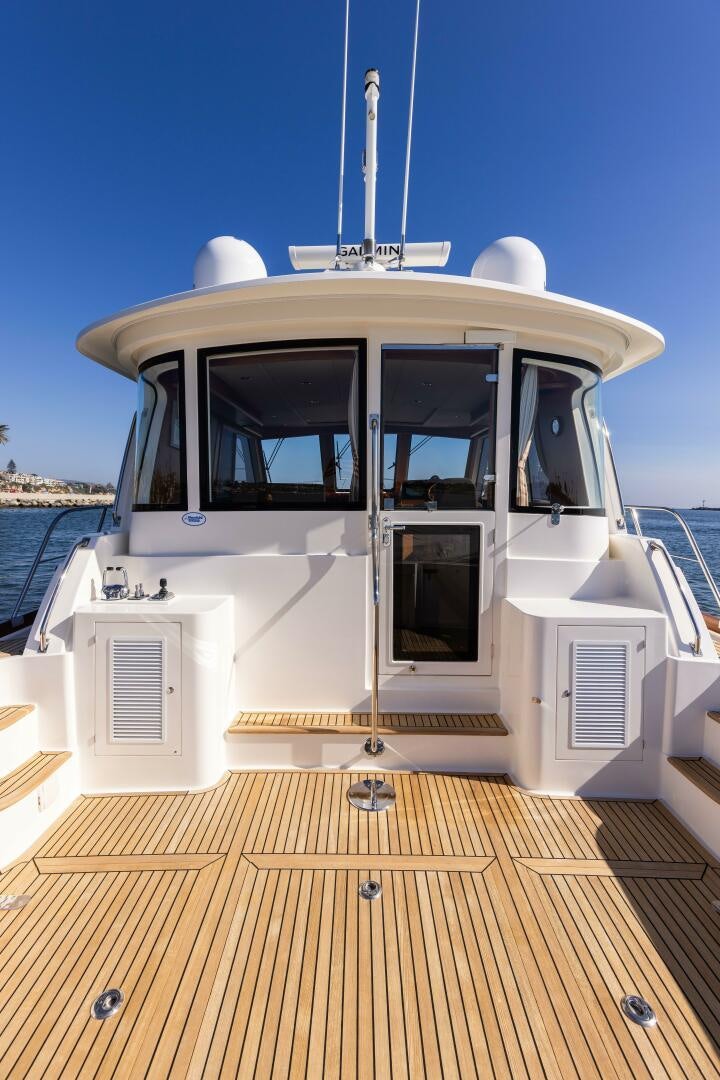 a boat on the water aboard FINALLY US Yacht for Sale