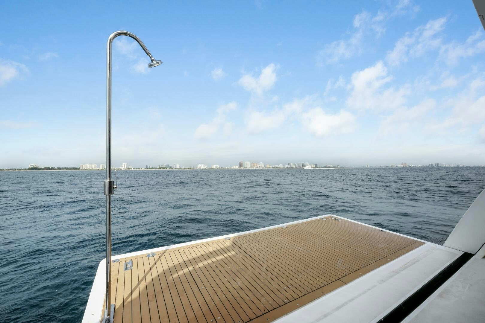 a boat on the water aboard GLADIUS Yacht for Sale