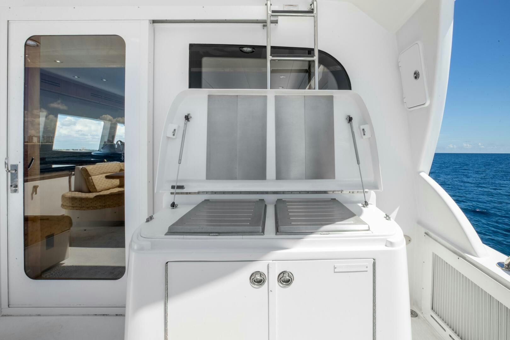 a machine on the water aboard PIRATE RADIO Yacht for Sale