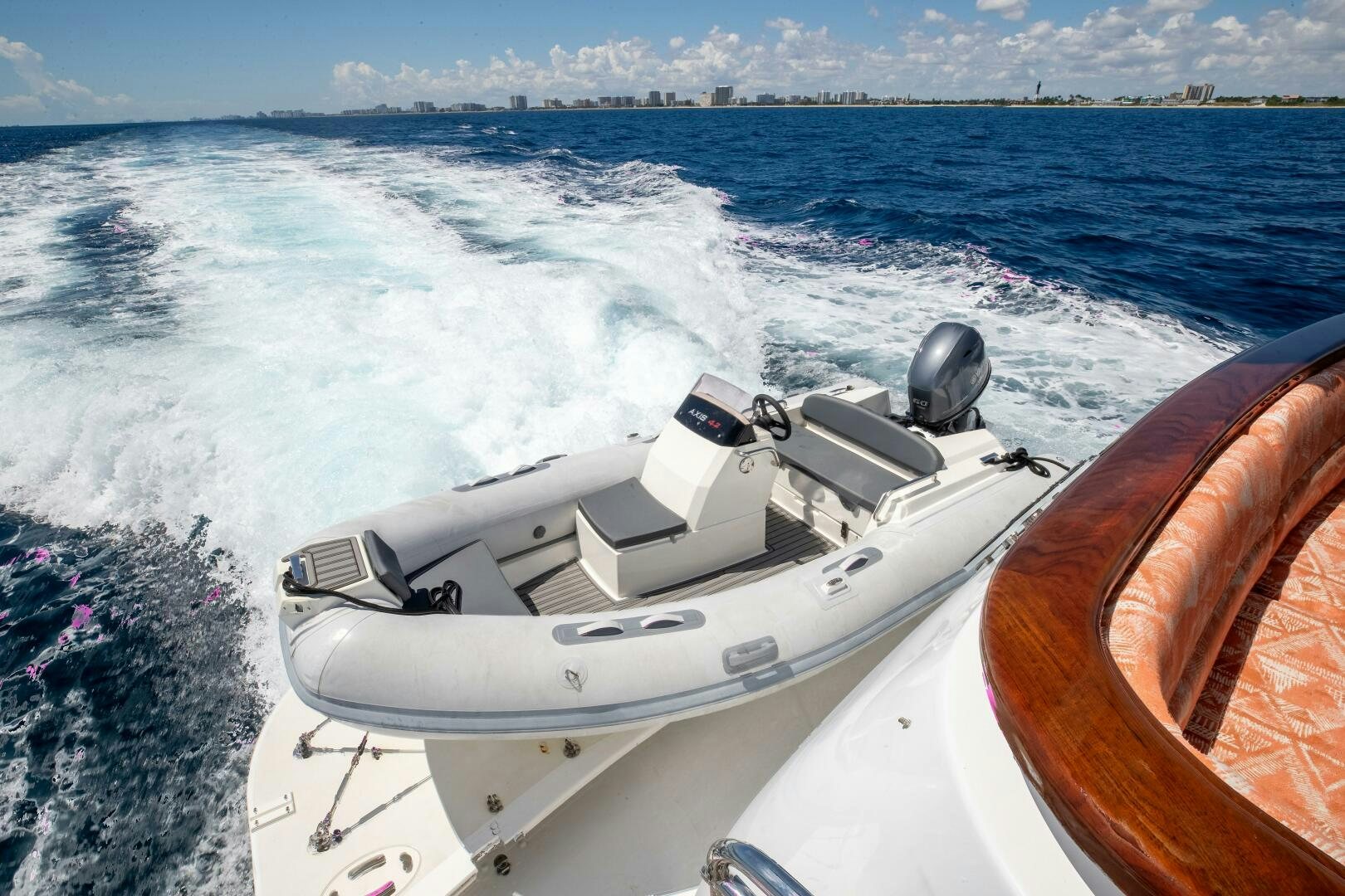 a boat on the water aboard PIRATE RADIO Yacht for Sale