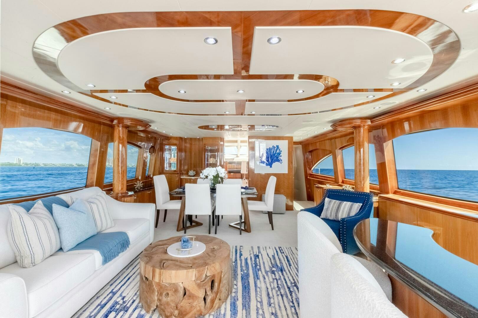 inside of a boat aboard PIRATE RADIO Yacht for Sale