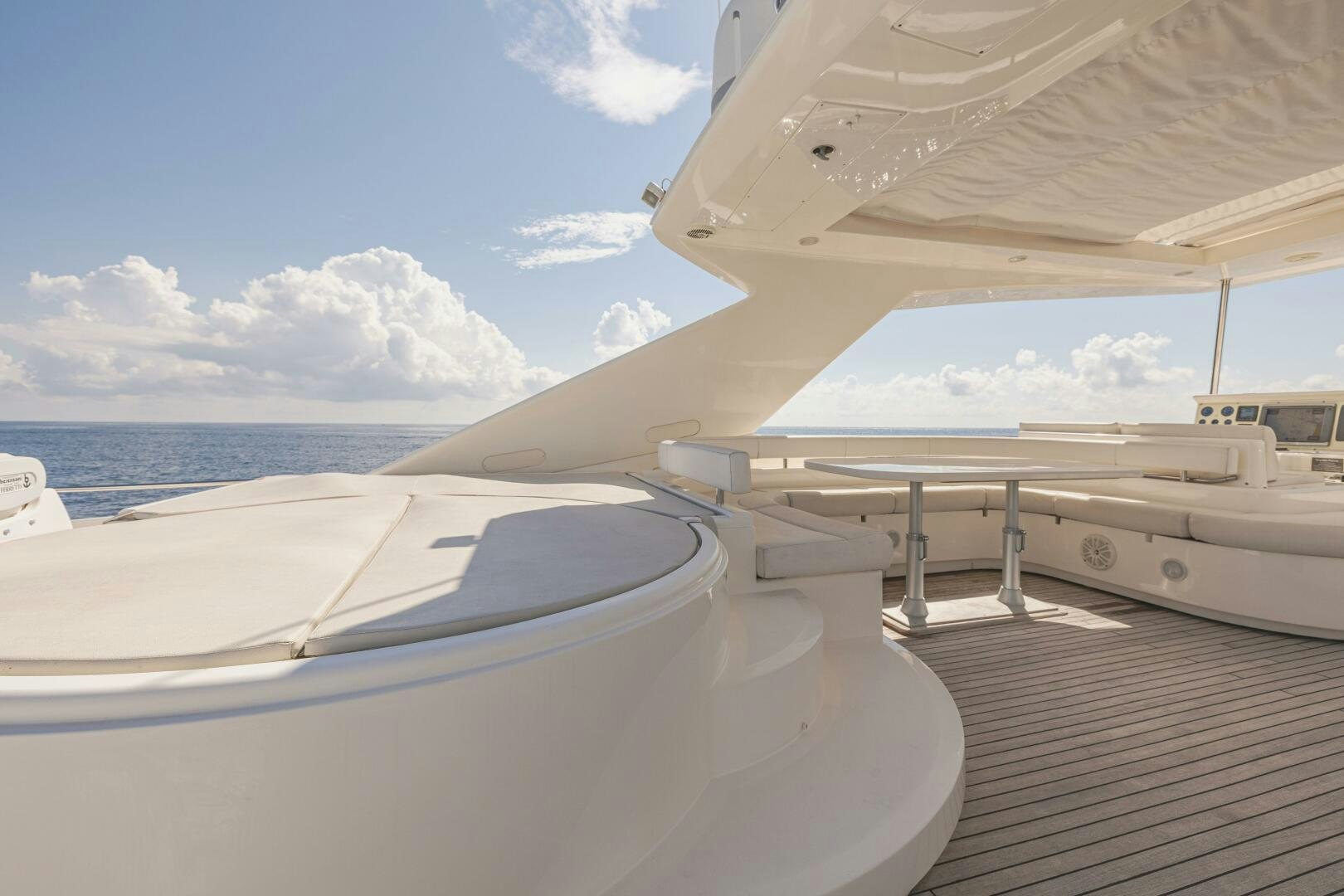 a view of the ocean from the deck of a plane aboard CRYSTAL PARROT Yacht for Sale