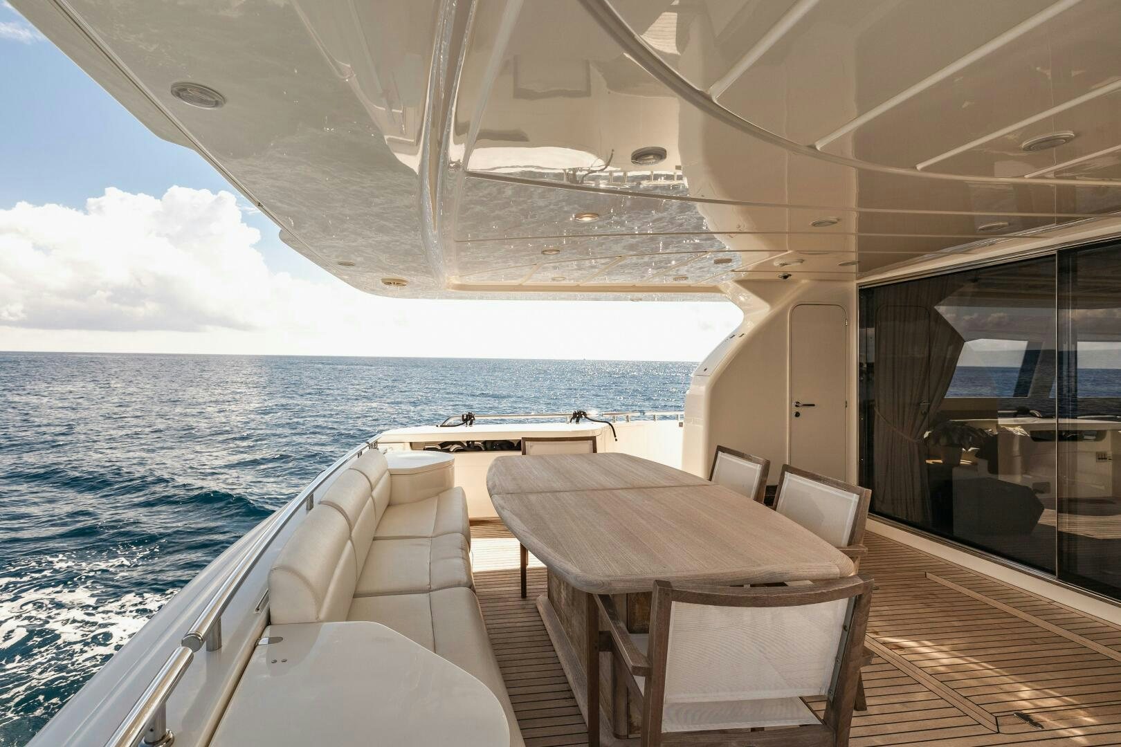 a boat on the water aboard CRYSTAL PARROT Yacht for Sale