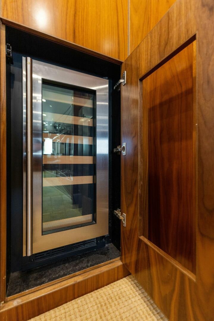 a door with glass panels aboard WHISKEY PAPA Yacht for Sale