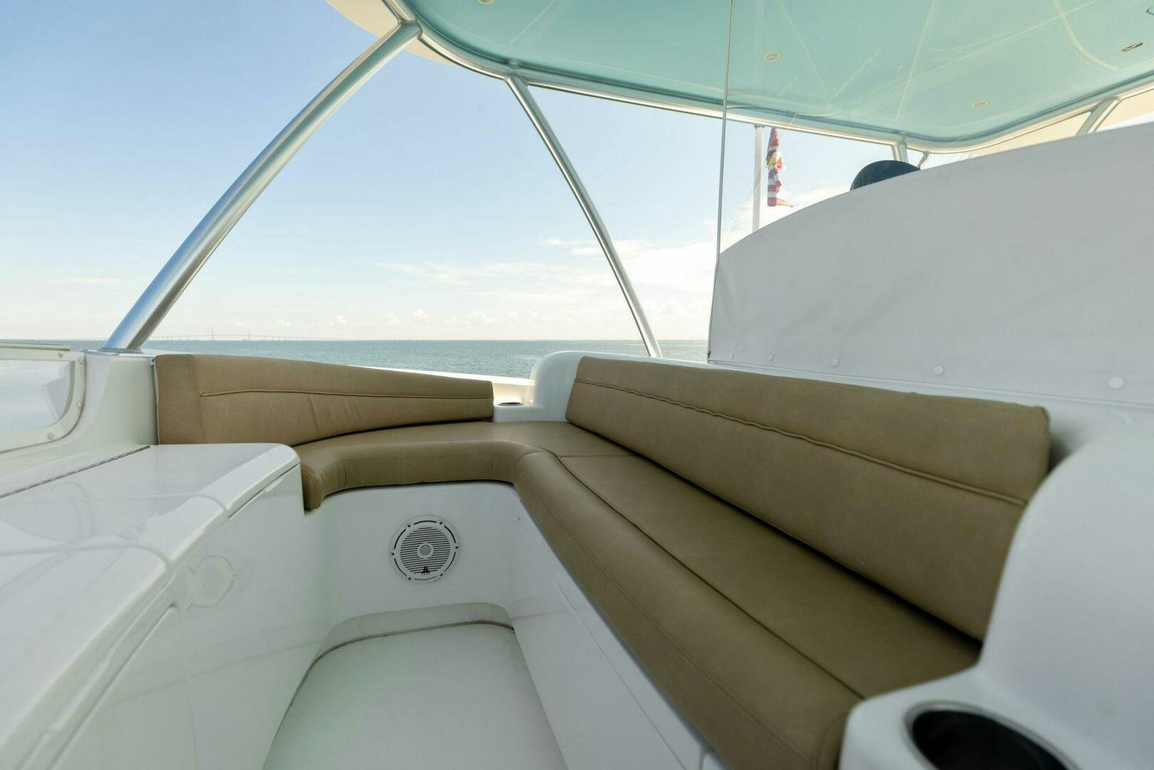 the inside of a car aboard WHISKEY PAPA Yacht for Sale
