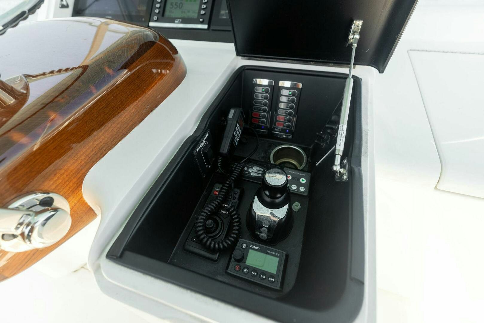 a close-up of a machine aboard WHISKEY PAPA Yacht for Sale