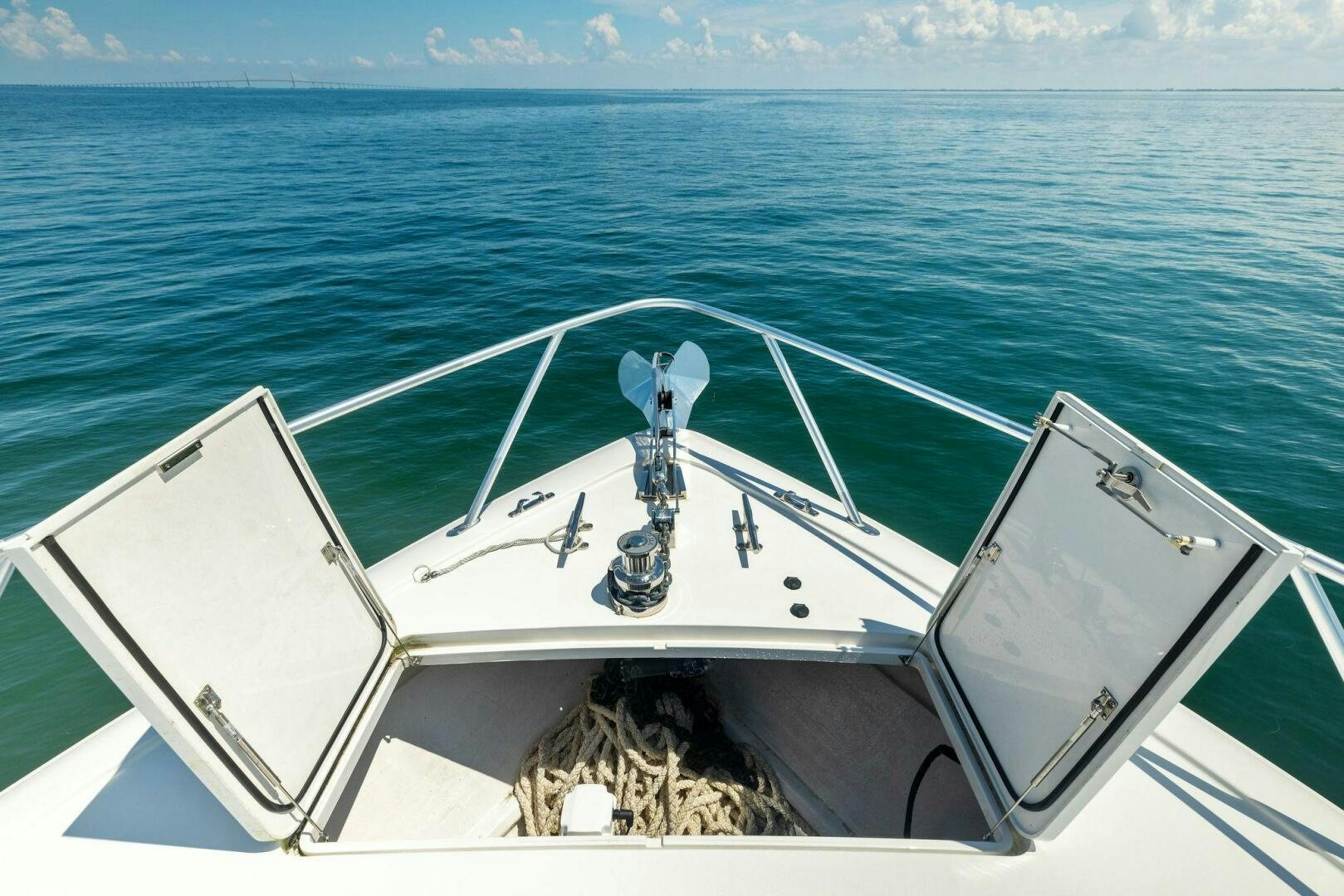 a boat in the water aboard WHISKEY PAPA Yacht for Sale