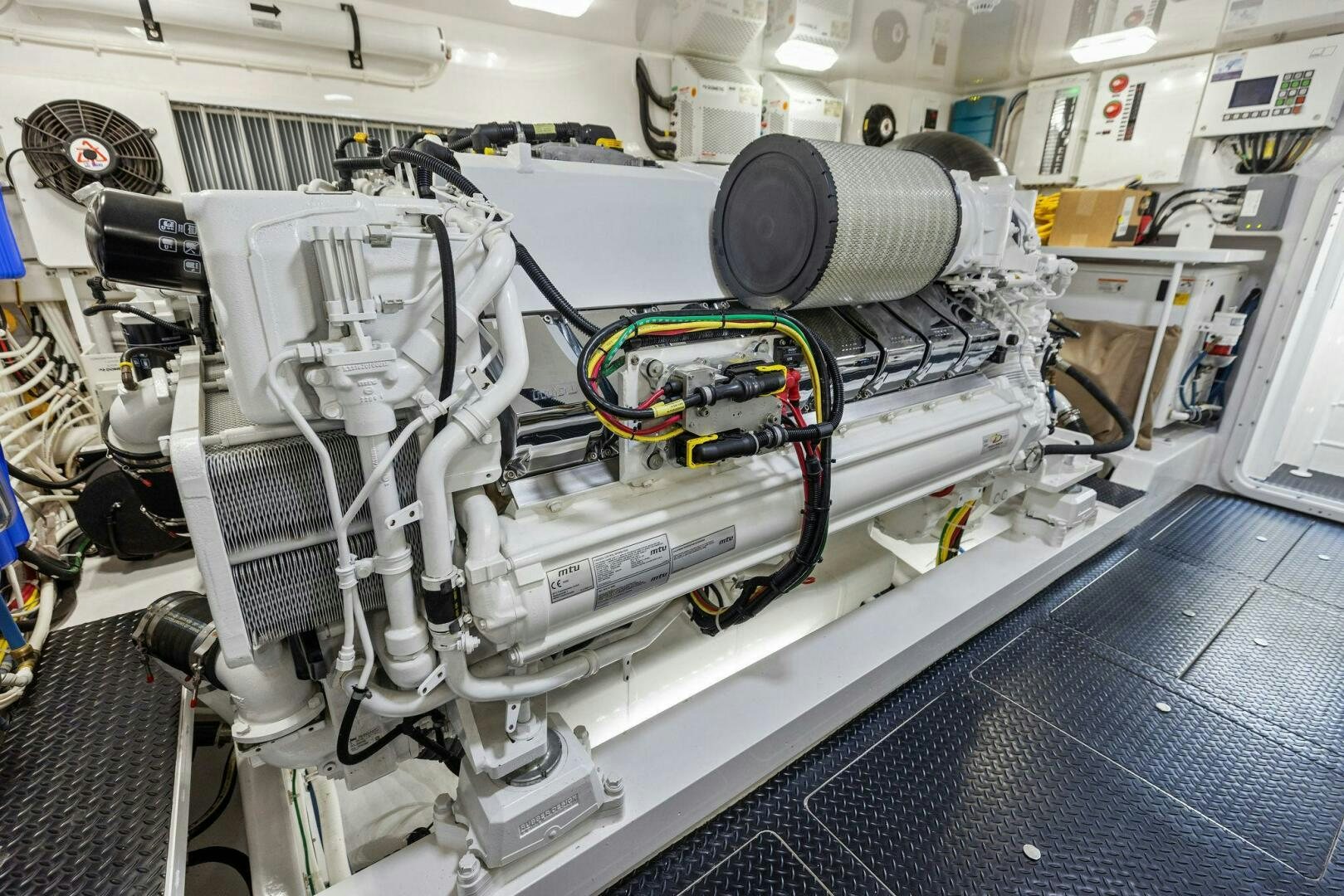 a machine with wires aboard WHISKEY PAPA Yacht for Sale