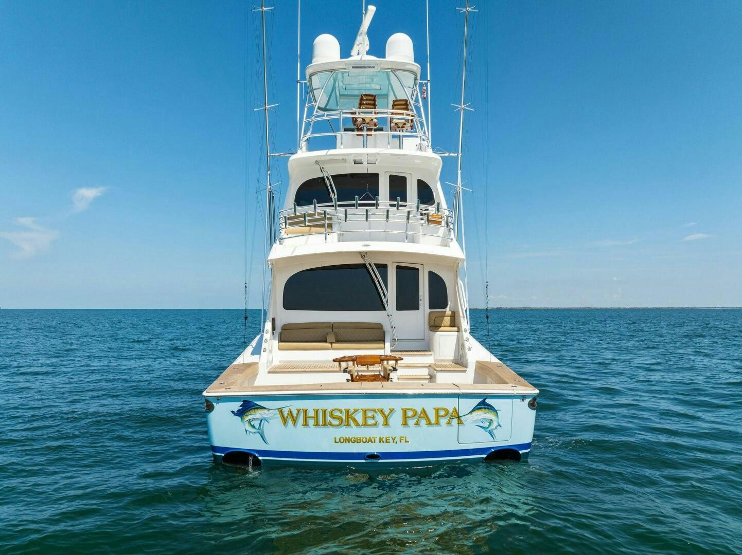 a boat in the water aboard WHISKEY PAPA Yacht for Sale