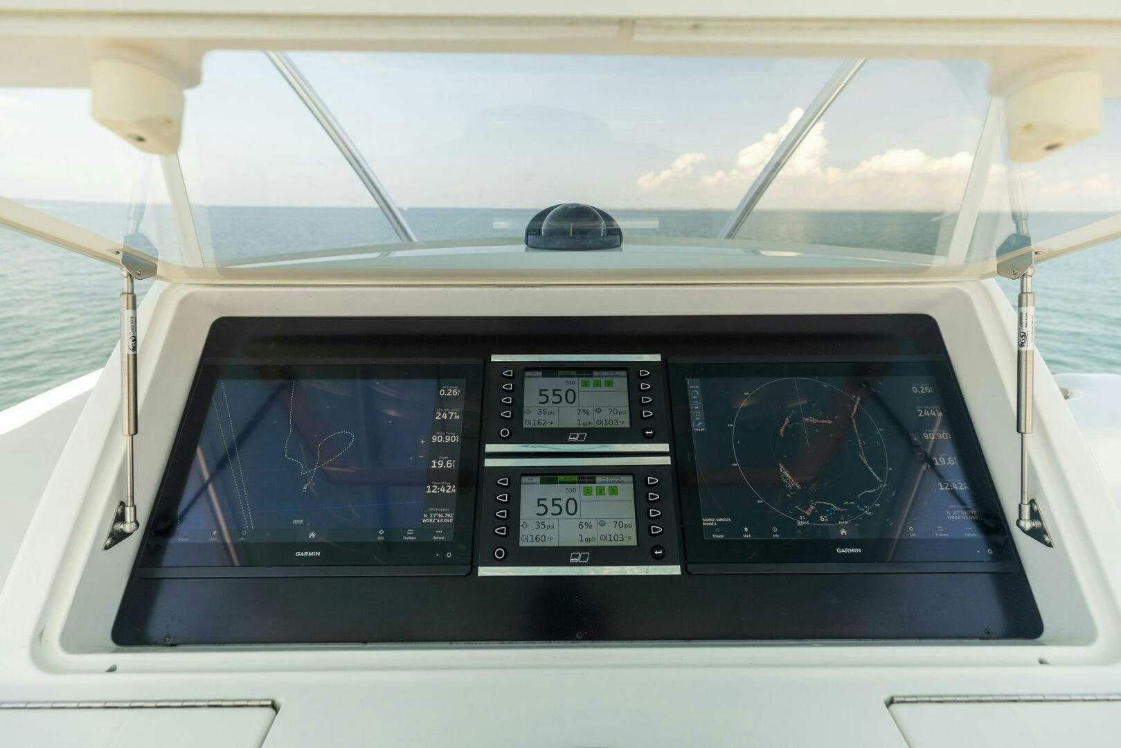 the inside of a vehicle aboard WHISKEY PAPA Yacht for Sale