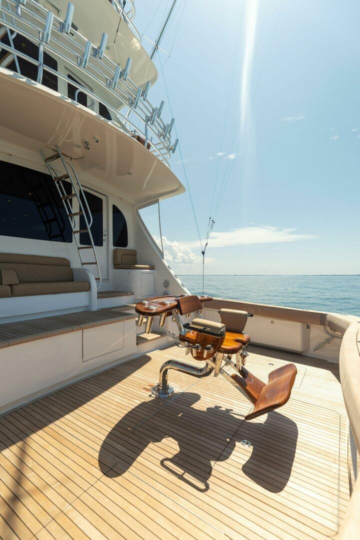 a boat on the water aboard WHISKEY PAPA Yacht for Sale