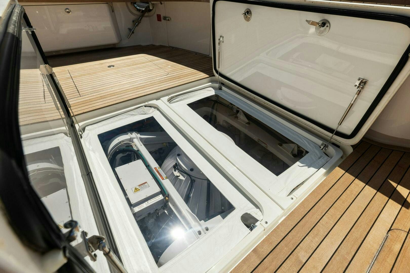 a silver oven with a glass door aboard WHISKEY PAPA Yacht for Sale