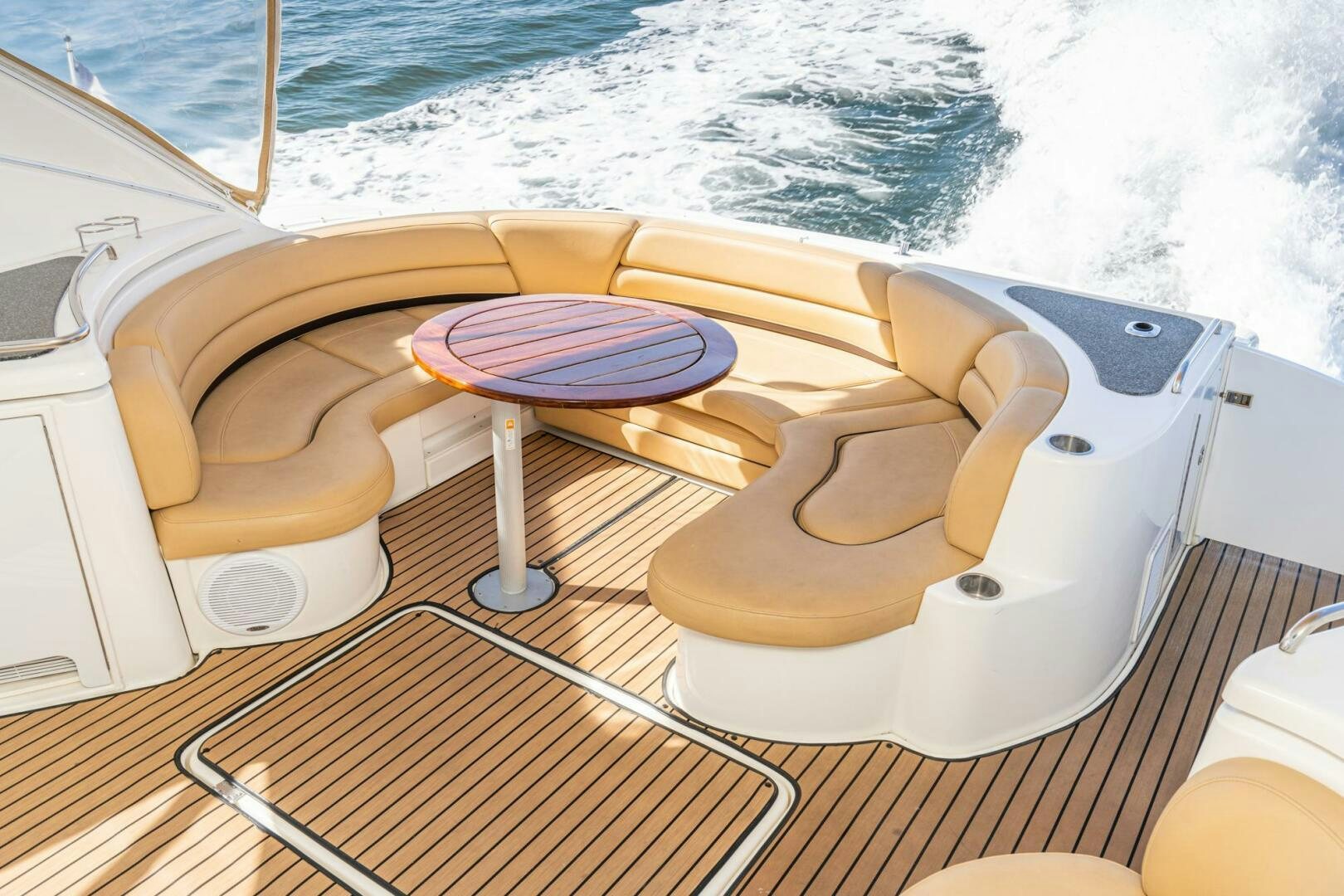 a boat on the water aboard MYSTIQUE Yacht for Sale