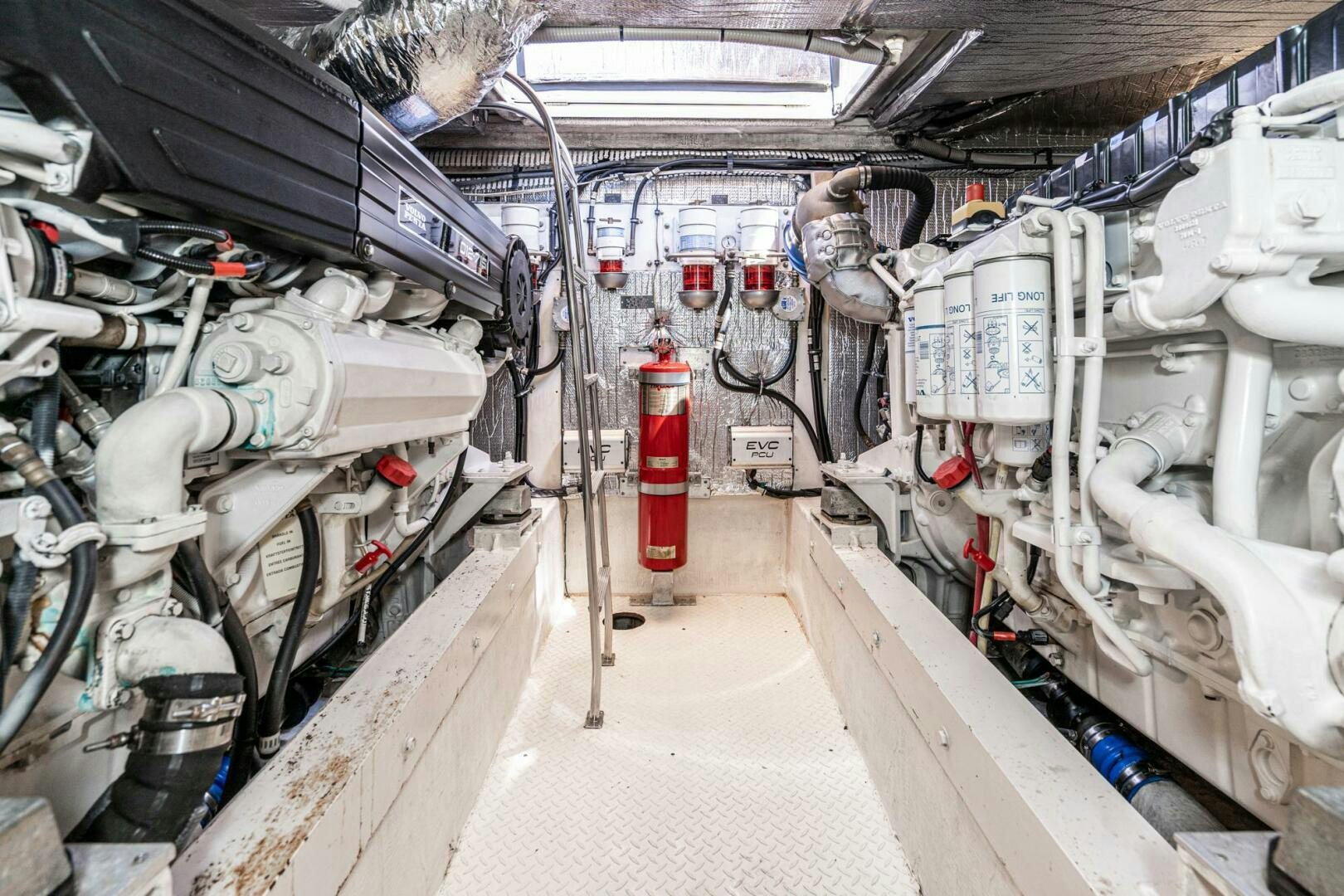 a close-up of a machine aboard MYSTIQUE Yacht for Sale