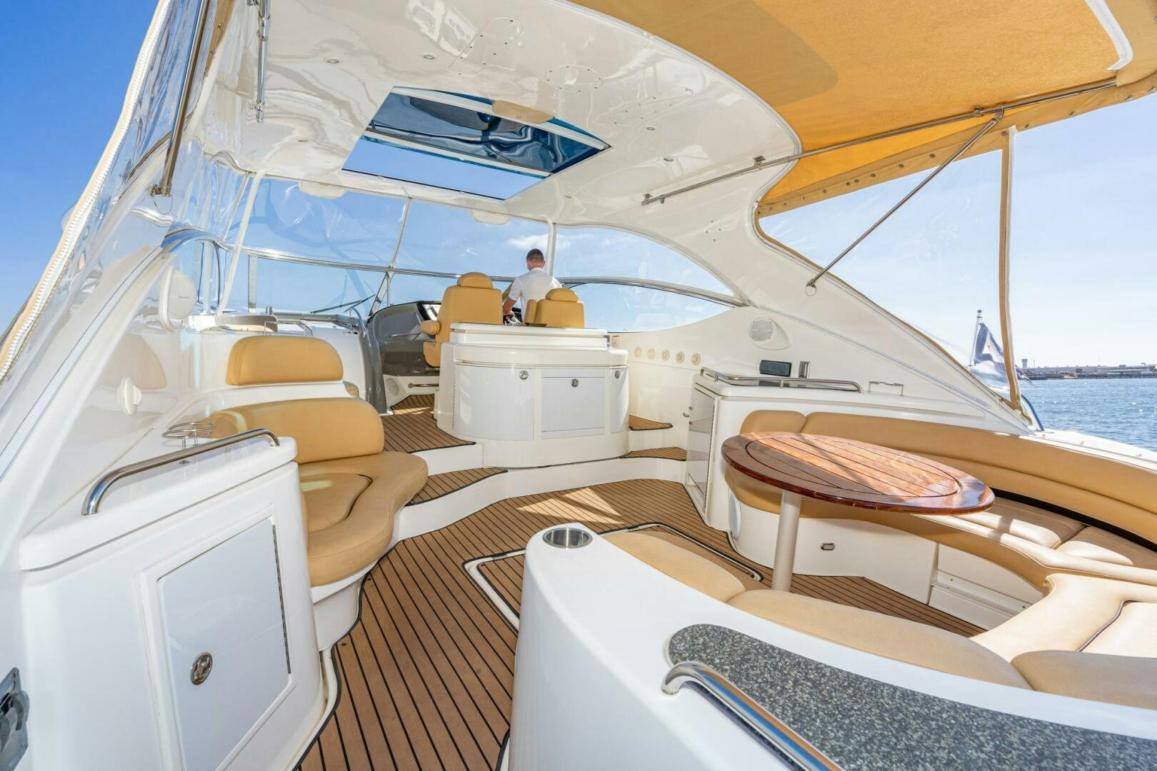 inside of a boat aboard MYSTIQUE Yacht for Sale