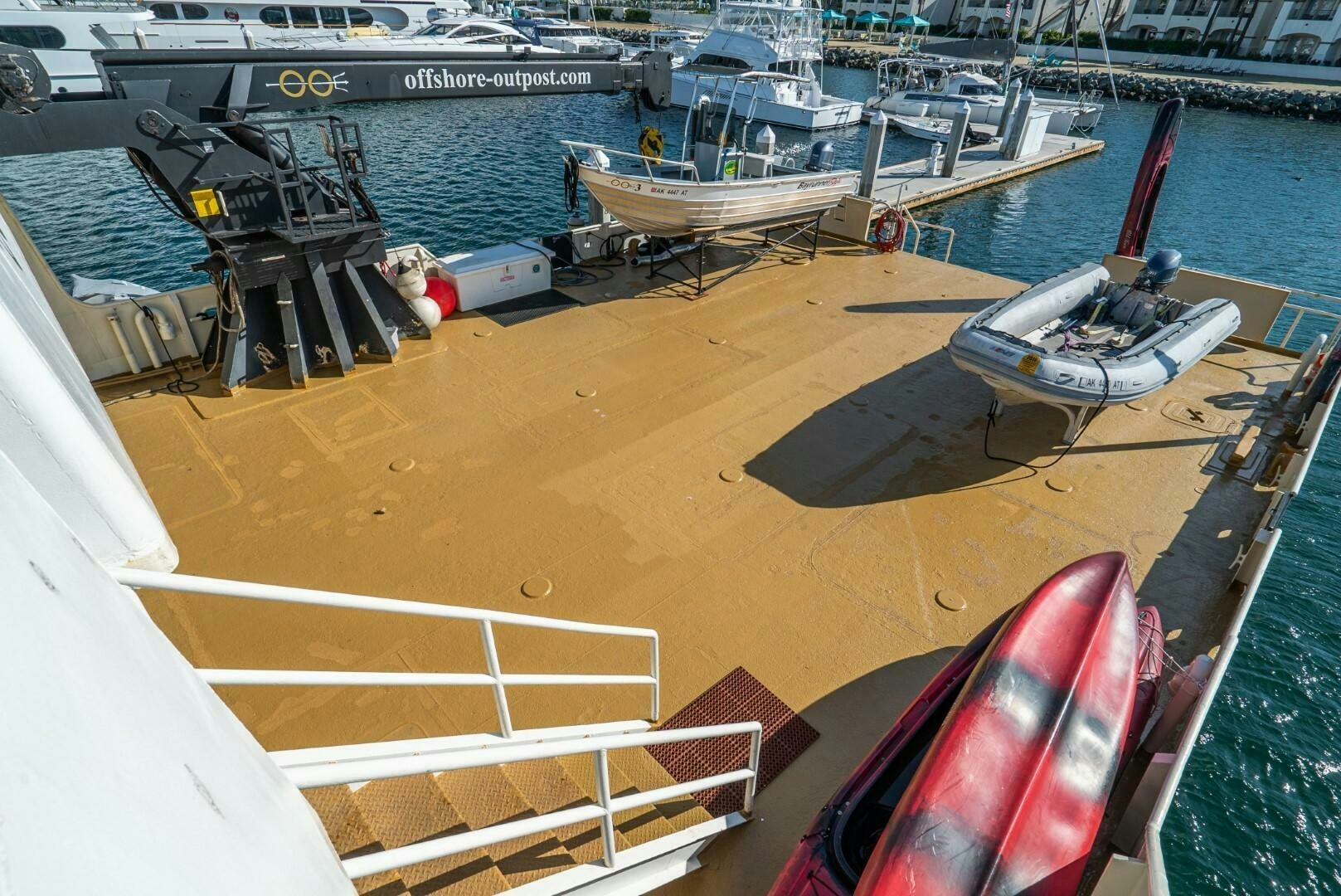 a boat on the water aboard PACIFIC PROVIDER Yacht for Sale