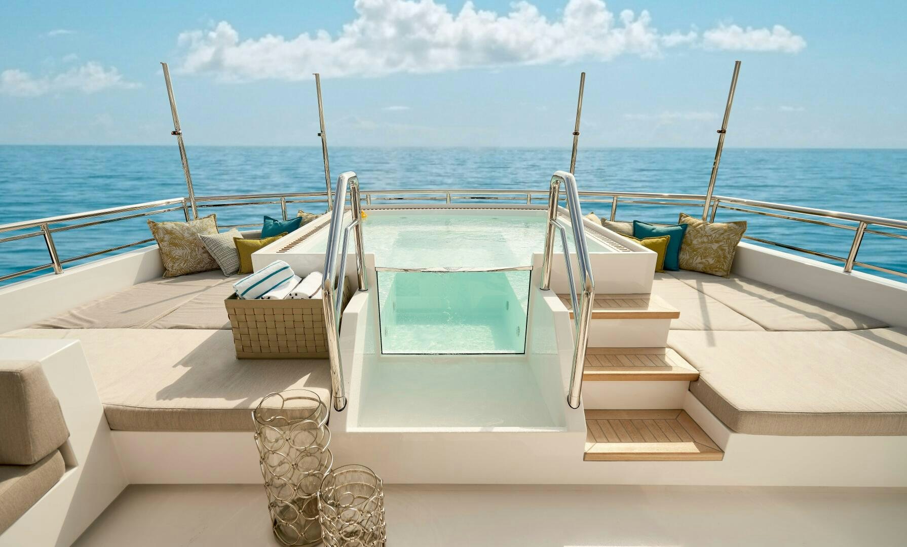 a boat on the water aboard ROMEO FOXTROT Yacht for Sale