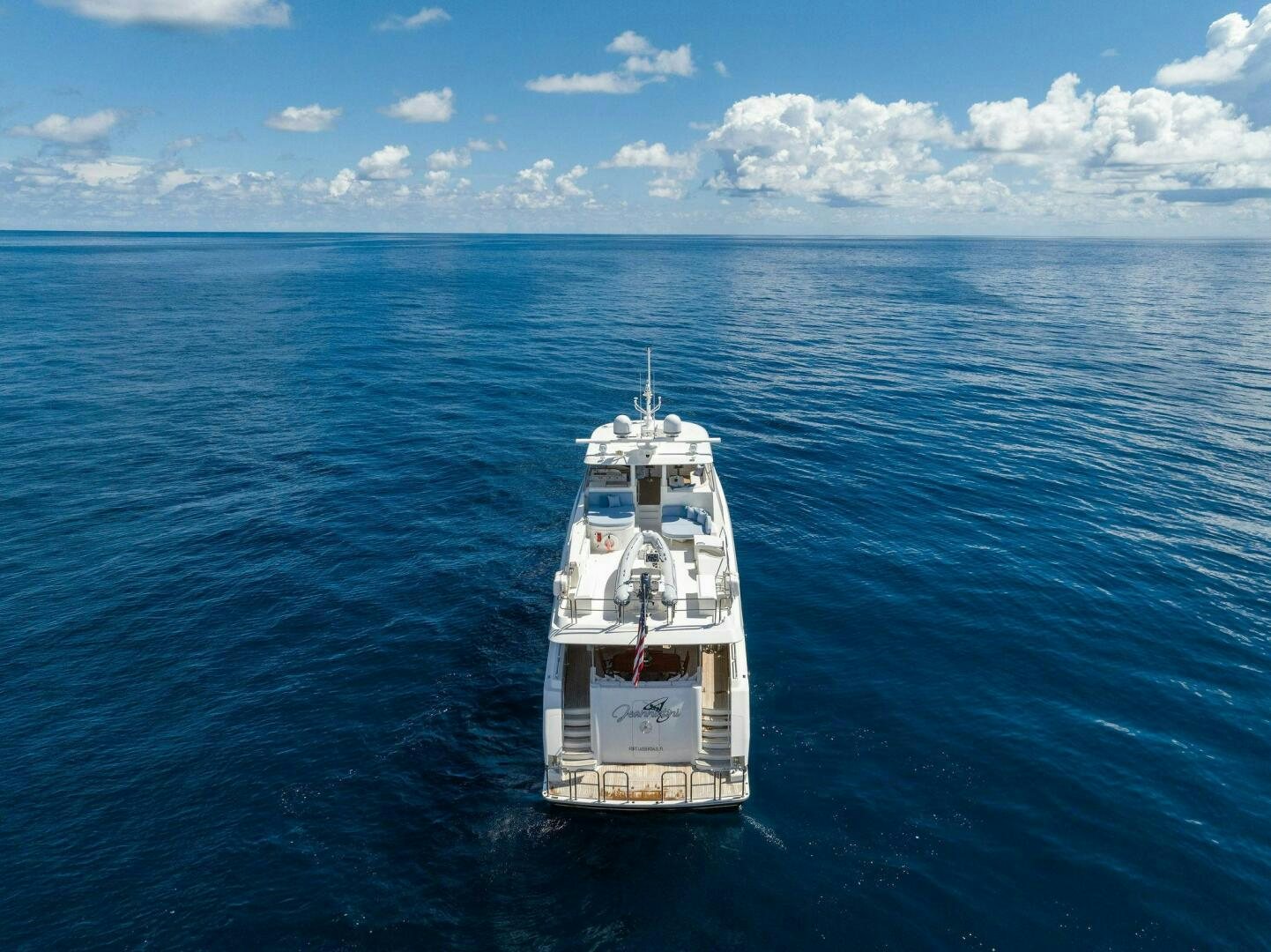 a boat sailing in the sea aboard JEANNIETINI NAME RESERVED Yacht for Sale