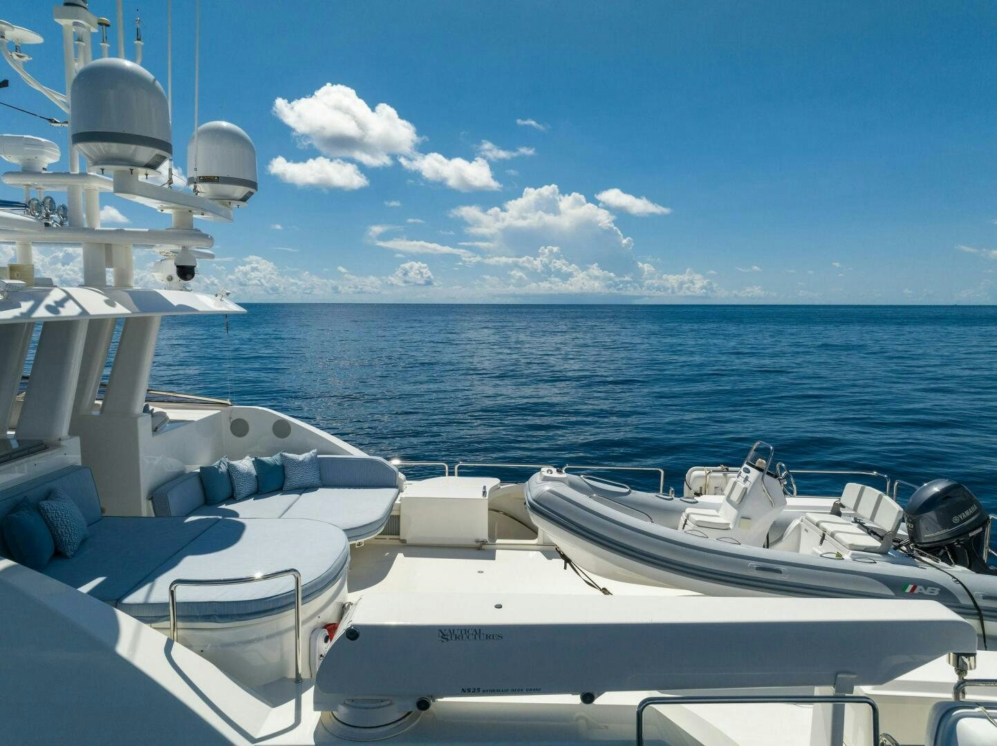 a boat on the water aboard JEANNIETINI NAME RESERVED Yacht for Sale