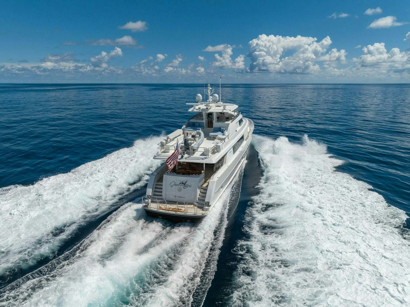 a ship on the water aboard JEANNIETINI NAME RESERVED Yacht for Sale