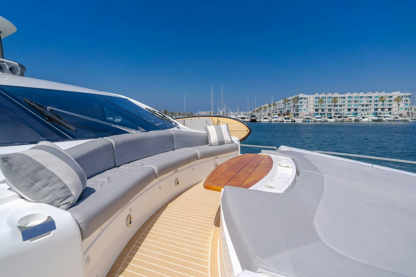 the inside of a boat aboard INDECENT PROPOSAL IV Yacht for Sale