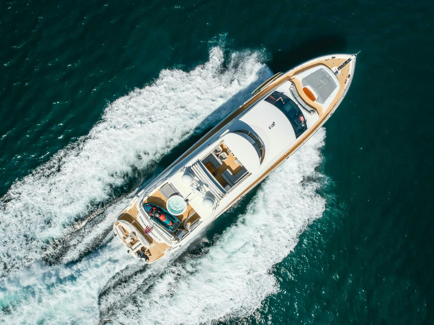 a boat on the water aboard INDECENT PROPOSAL IV Yacht for Sale