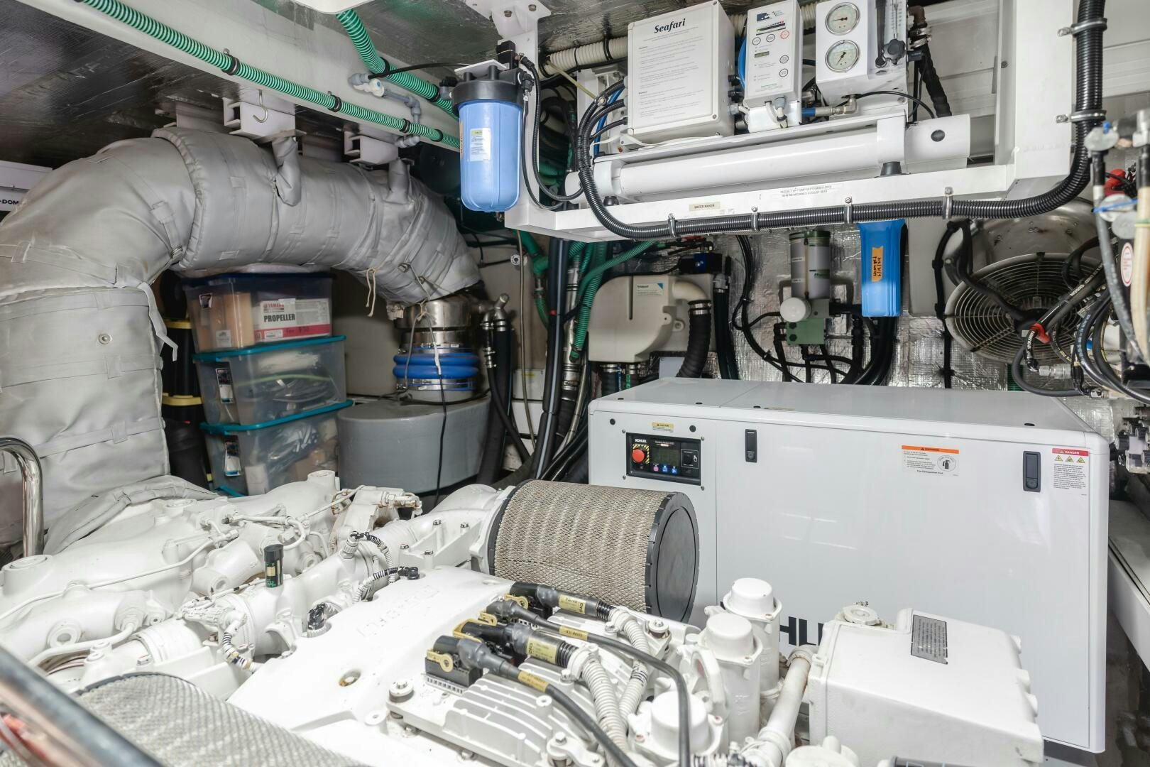 close-up of a machine aboard INDECENT PROPOSAL IV Yacht for Sale