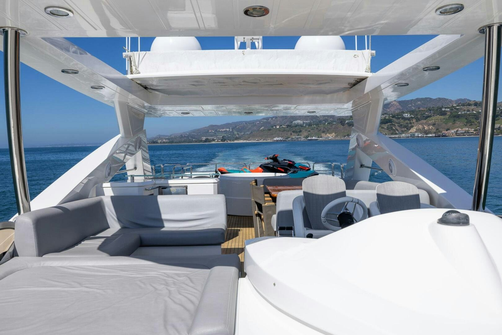 a boat on the water aboard INDECENT PROPOSAL IV Yacht for Sale