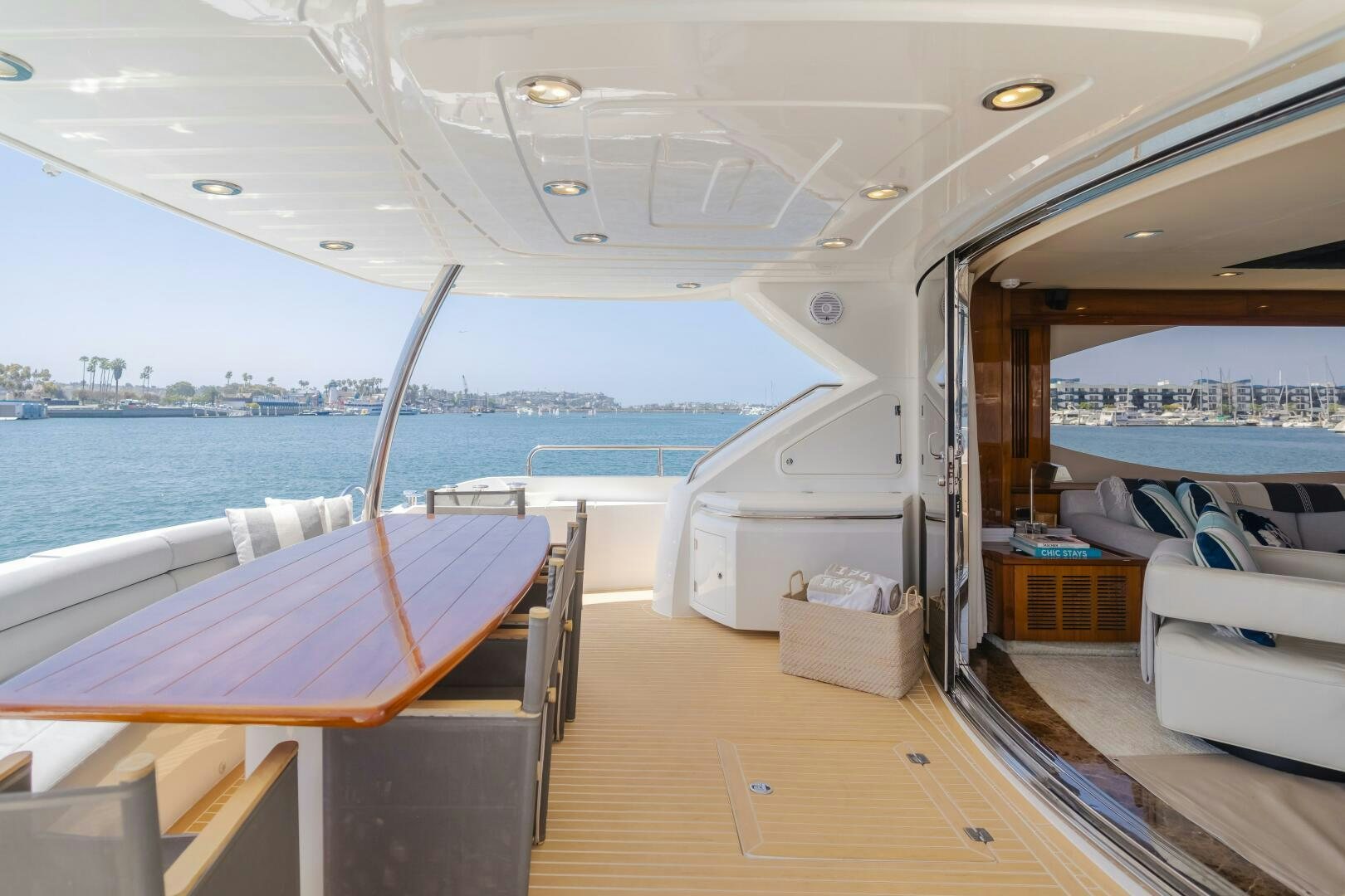 a boat on the water aboard INDECENT PROPOSAL IV Yacht for Sale