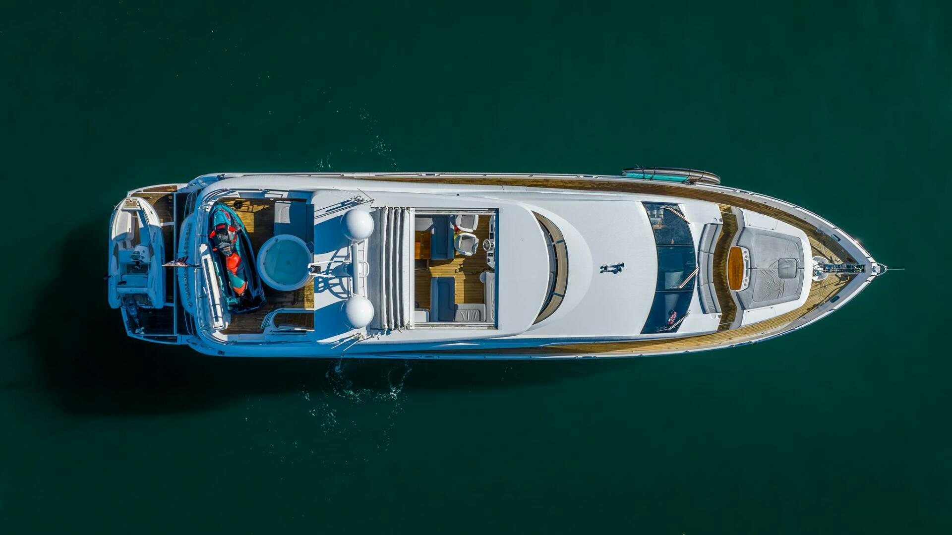 a boat on the water aboard INDECENT PROPOSAL IV Yacht for Sale