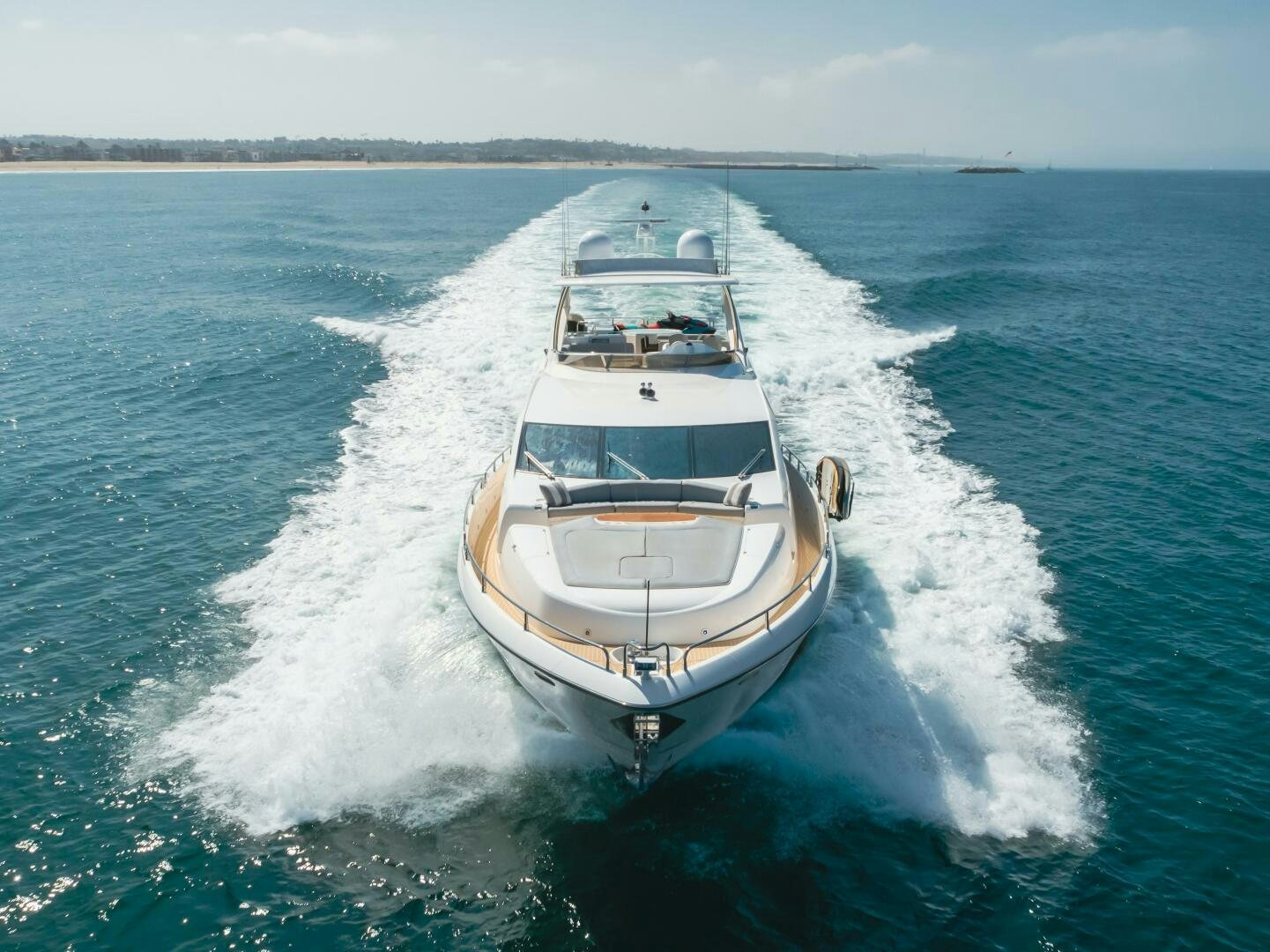 a boat on the water aboard INDECENT PROPOSAL IV Yacht for Sale