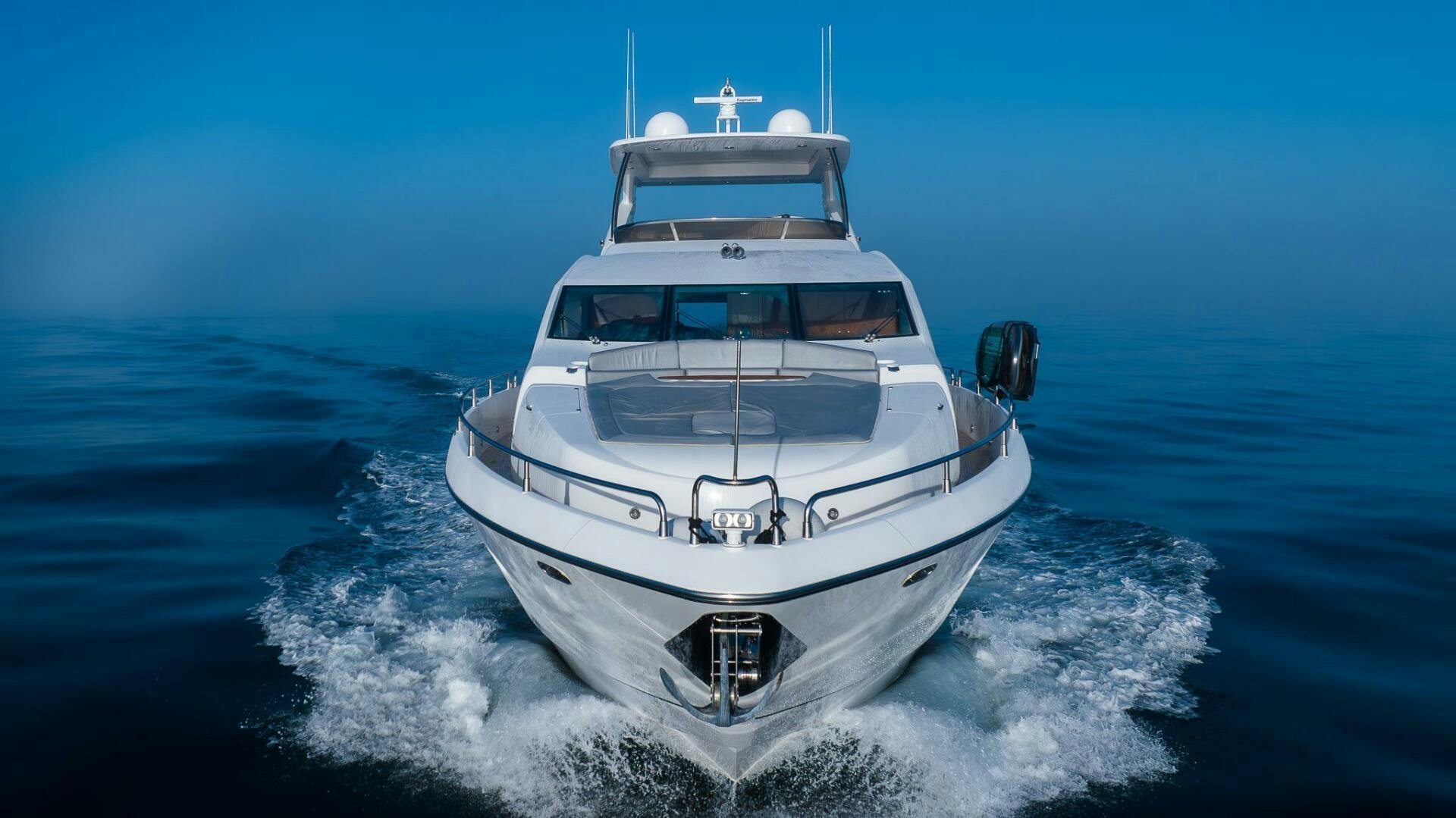 a boat on the water aboard INDECENT PROPOSAL IV Yacht for Sale