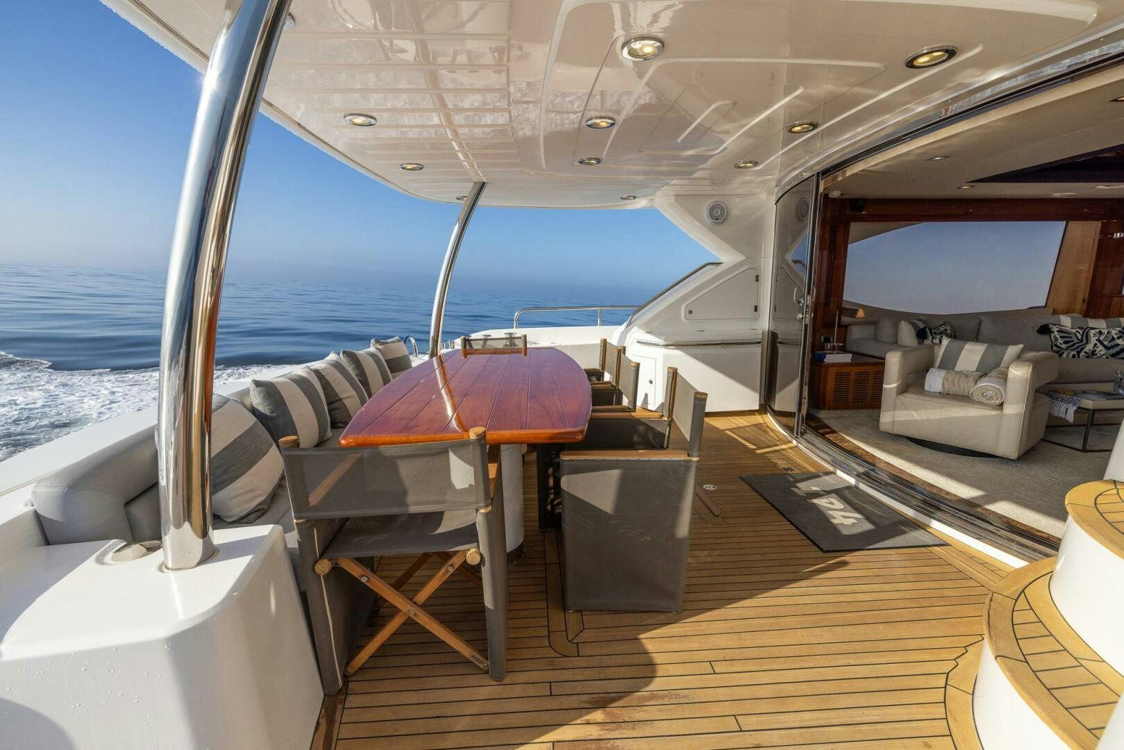 a boat on the water aboard INDECENT PROPOSAL IV Yacht for Sale