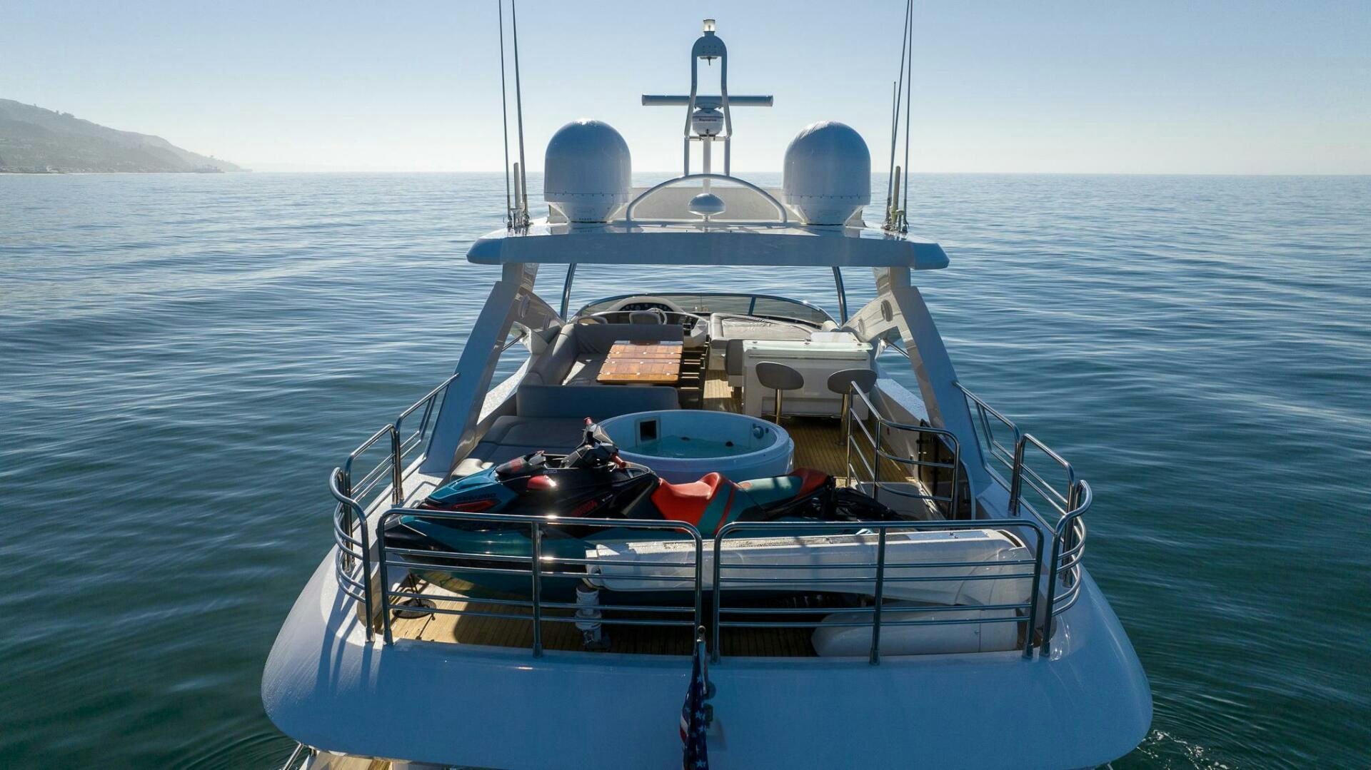 a boat in the water aboard INDECENT PROPOSAL IV Yacht for Sale