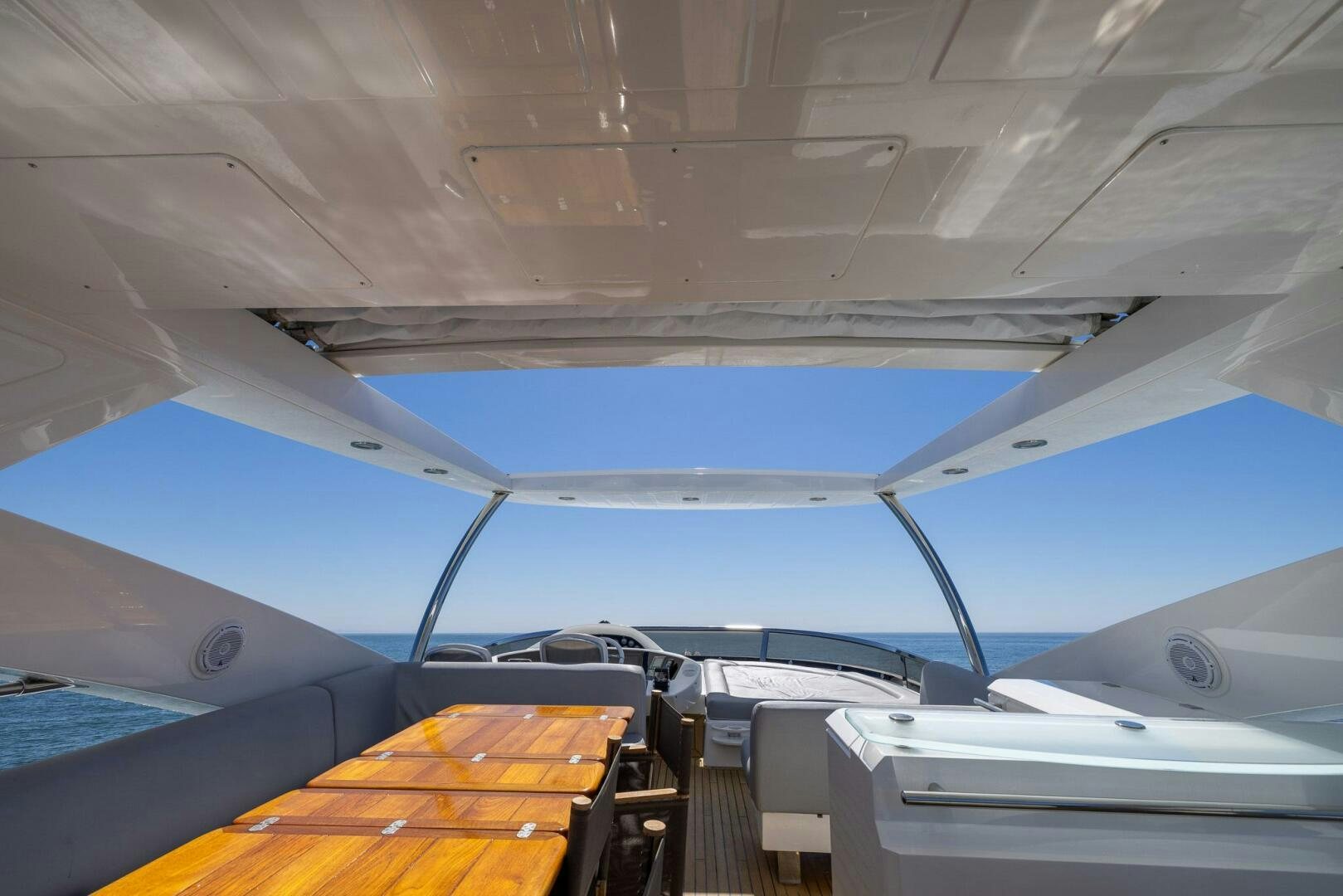 a boat in a large body of water aboard INDECENT PROPOSAL IV Yacht for Sale