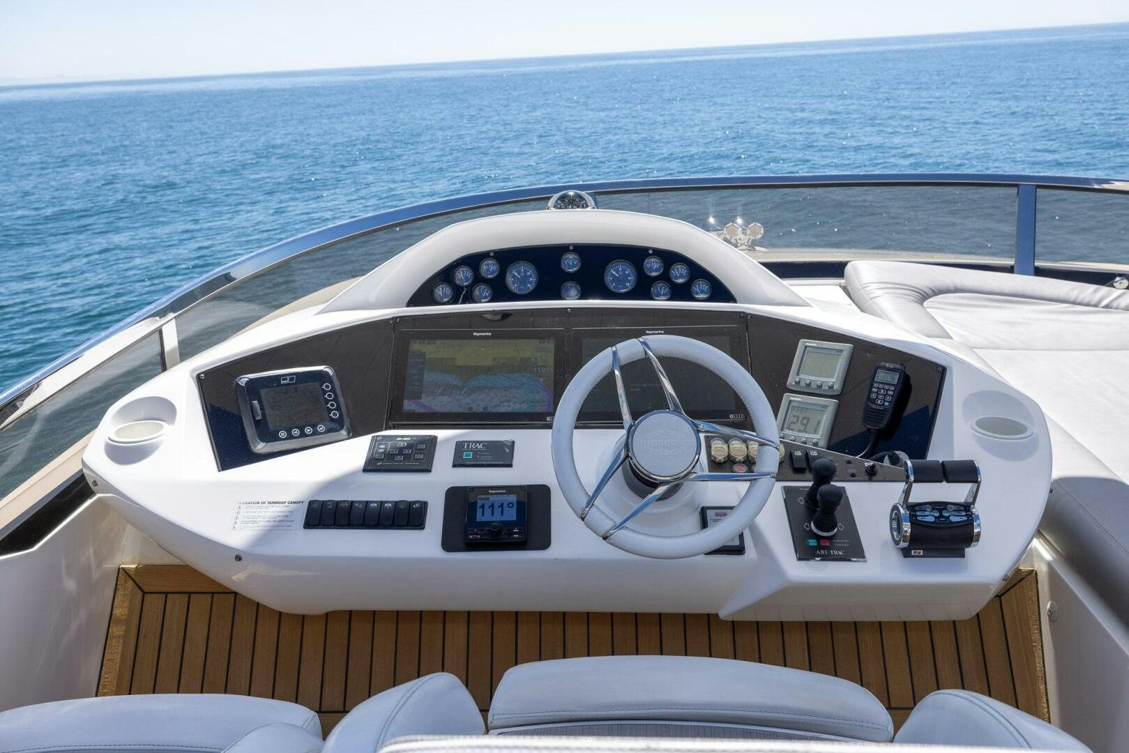the inside of a boat aboard INDECENT PROPOSAL IV Yacht for Sale