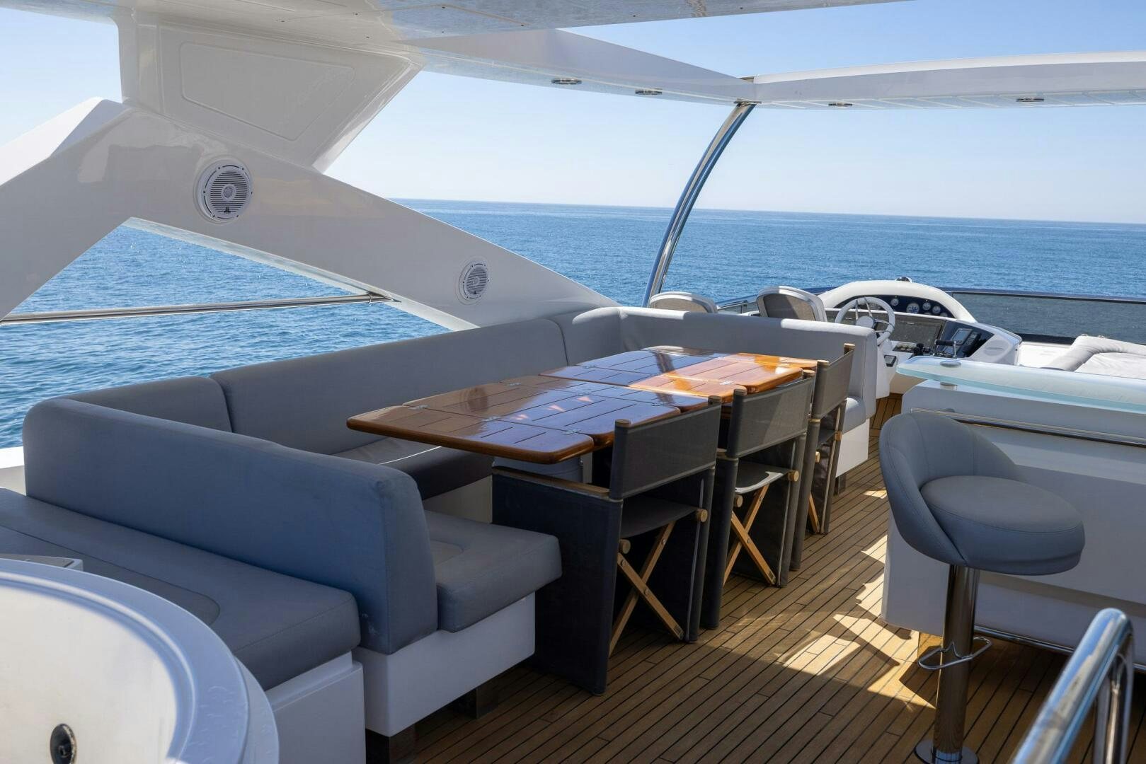 a boat on the water aboard INDECENT PROPOSAL IV Yacht for Sale