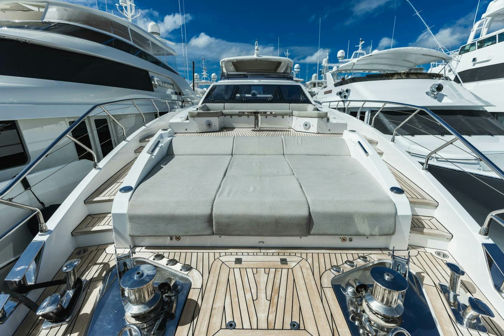 the cockpit of a plane aboard MAJESTIC MOMENTS Yacht for Sale