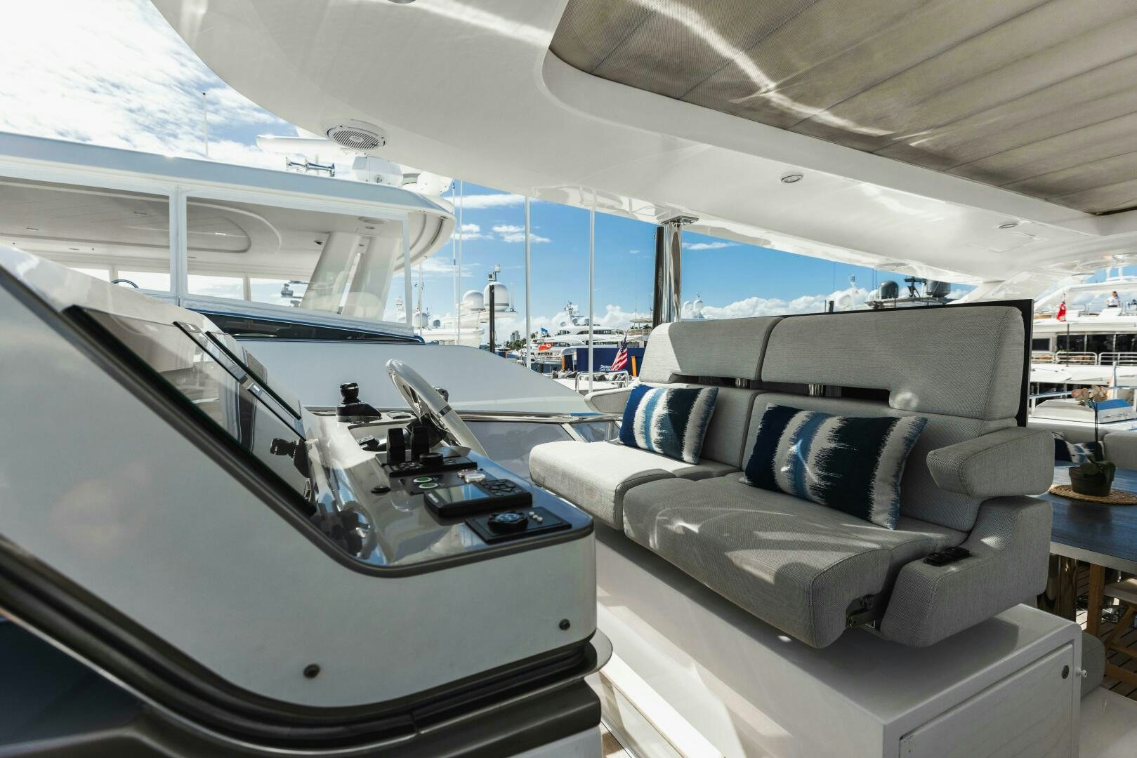 inside of a plane aboard MAJESTIC MOMENTS Yacht for Sale