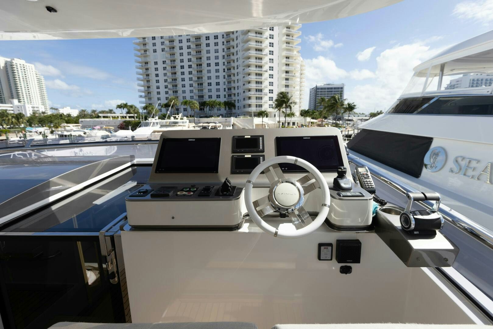 a boat on the water aboard MAJESTIC MOMENTS Yacht for Sale